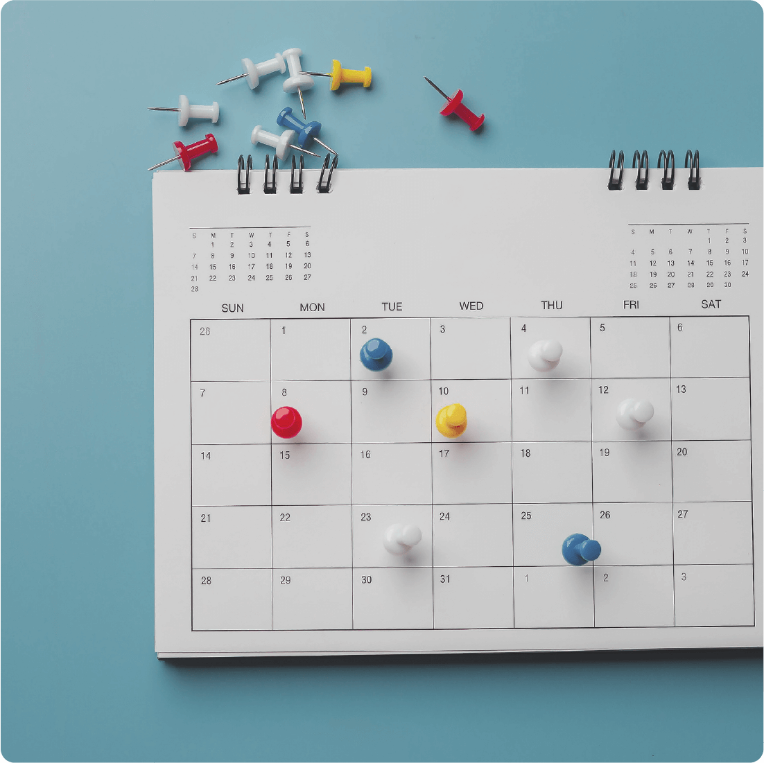 イメージ：柔軟な受講日程と試験環境